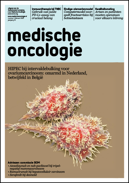 Cover Medische Oncologie editie 1-2020